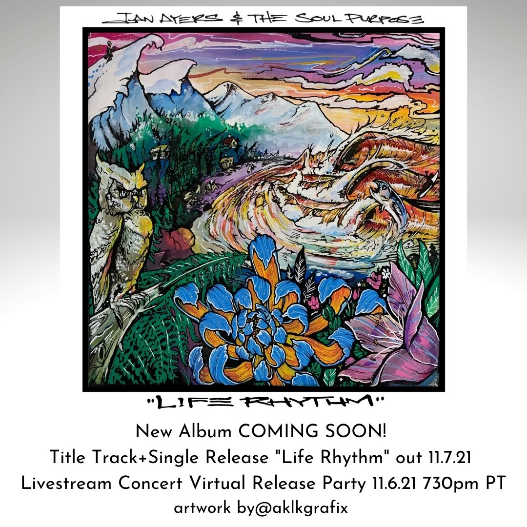 Ian Ayers new album coming soon. Livestream virtual release part November 6th 2021 at 730pm PT
